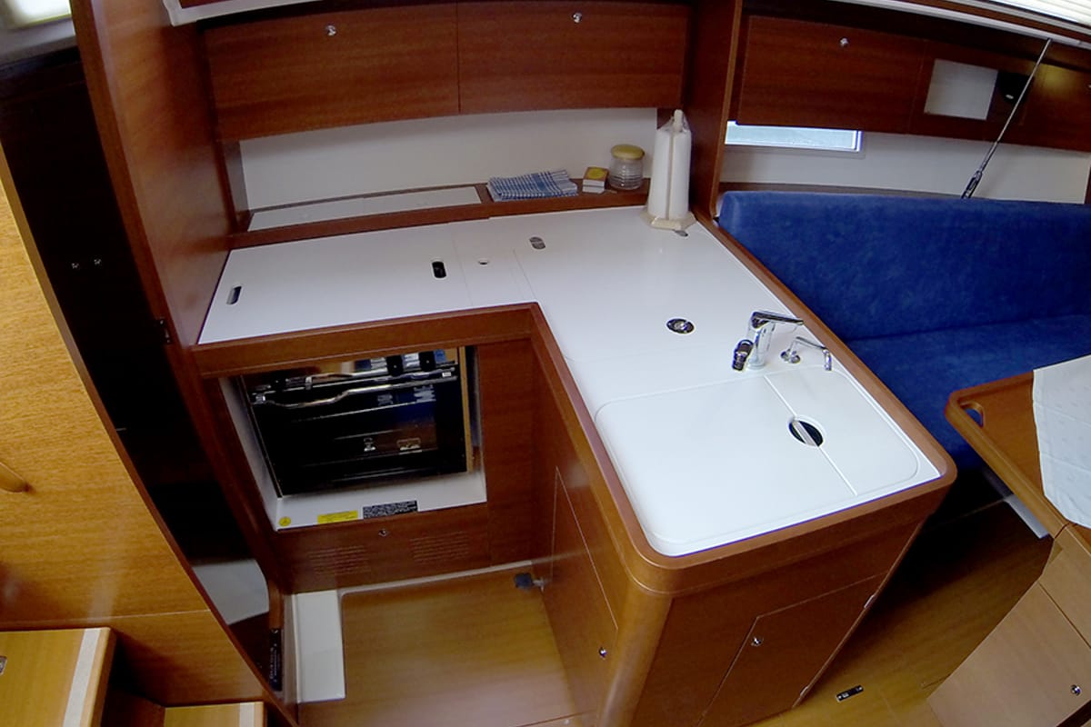 Galley of Lara, a Dufour 335 GL sailboat at Grad Šibenik, Croatia