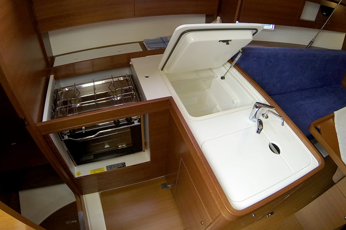 Galley of Lara, a Dufour 335 GL sailboat at Grad Šibenik, Croatia