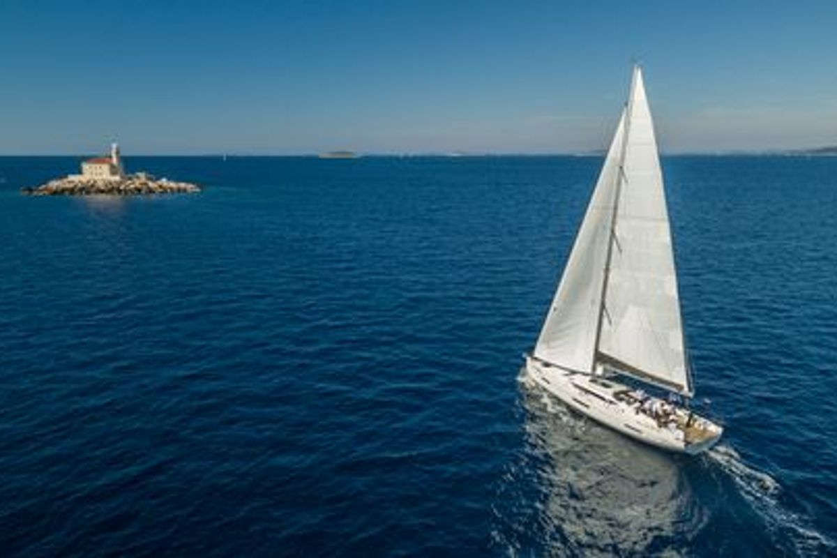 Exterior view of Jube, a More Boats More 55 sailboat at Grad Trogir, Croatia