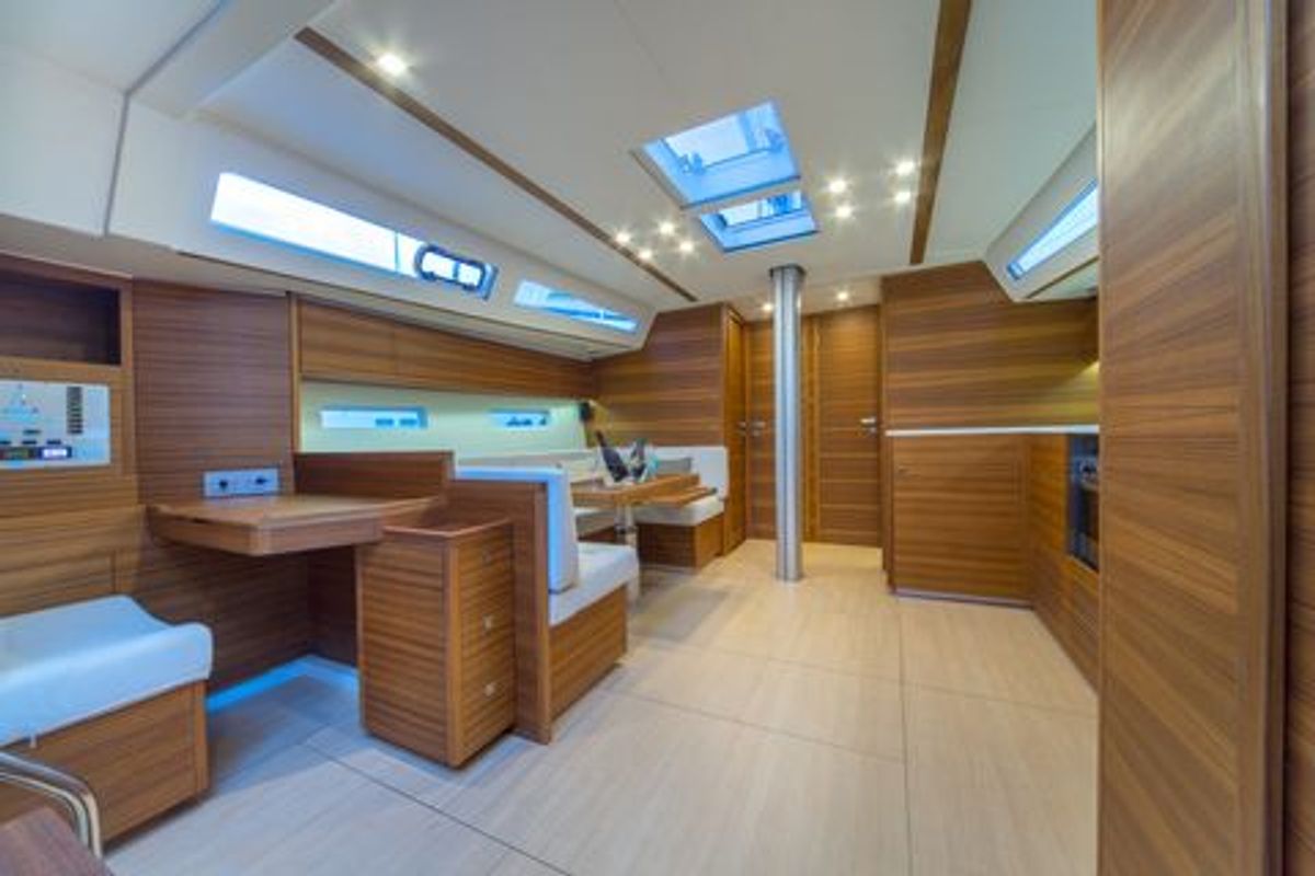 Salon of Jube, a More Boats More 55 sailboat at Grad Trogir, Croatia
