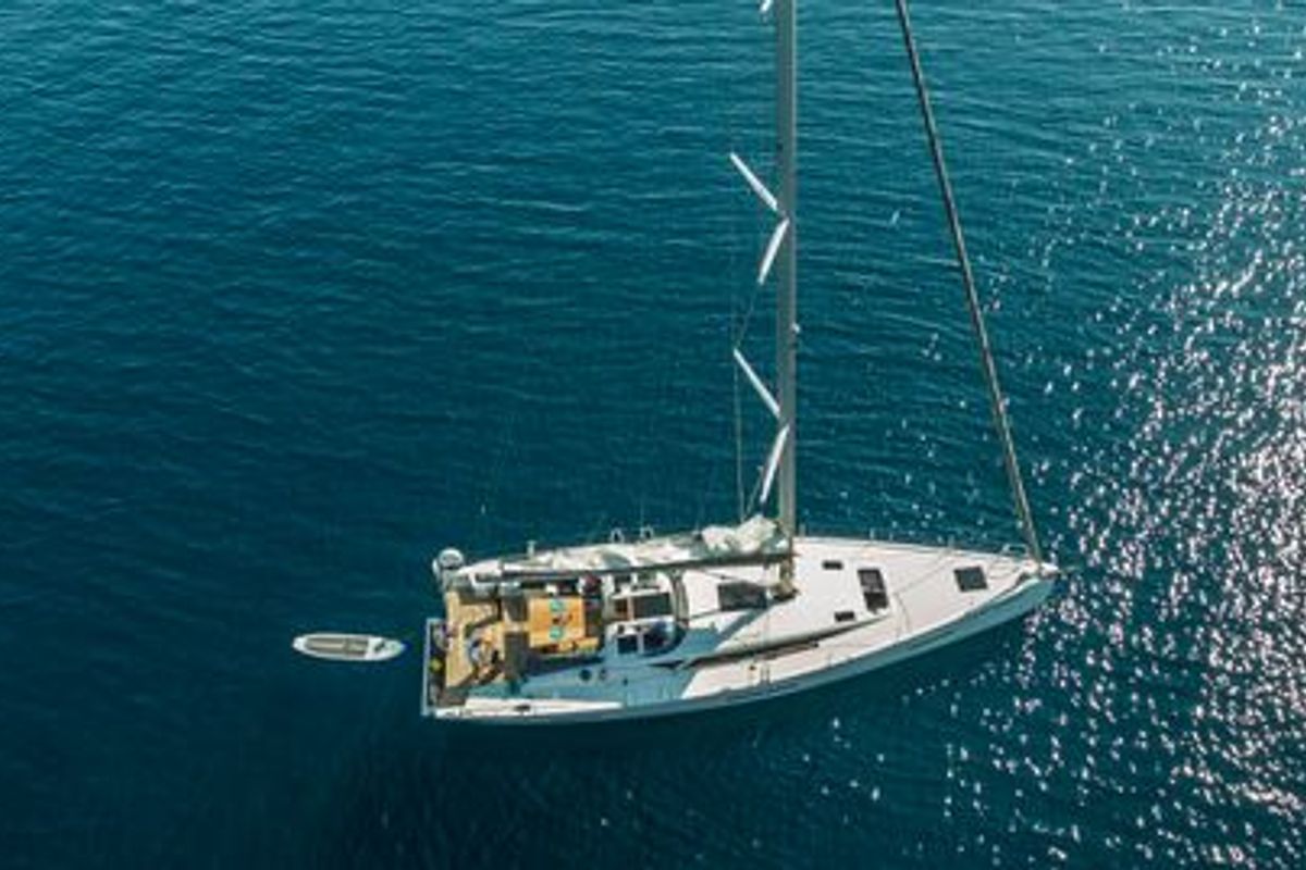 Exterior view of Jube, a More Boats More 55 sailboat at Grad Trogir, Croatia