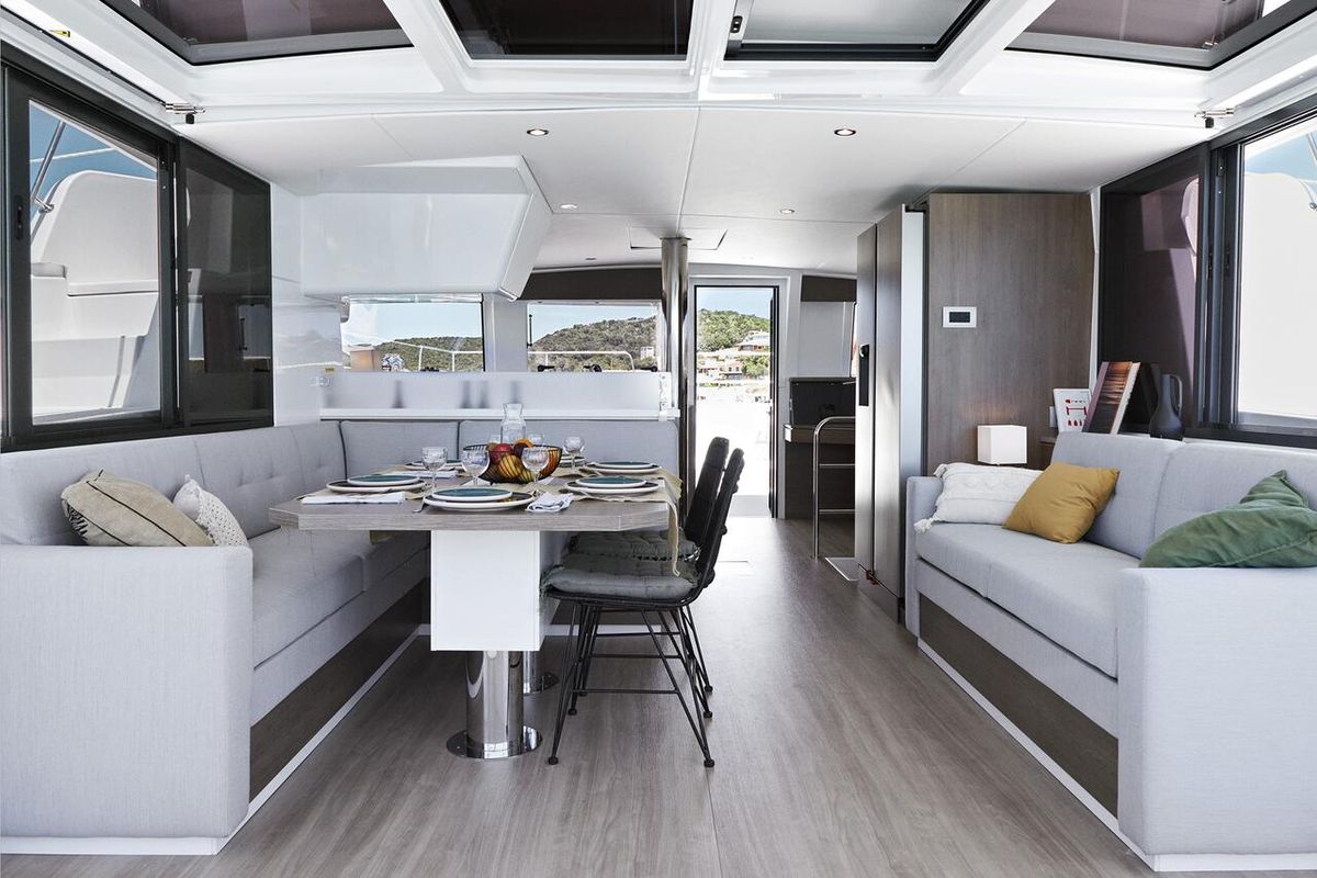 Cabin on Nautical Bliss, a Bali 4.4 catamaran at Road Town, British Virgin Islands