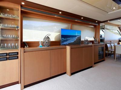 Salon of Lukas, a Evo Marine Deauville 760 yacht at Split, Croatia