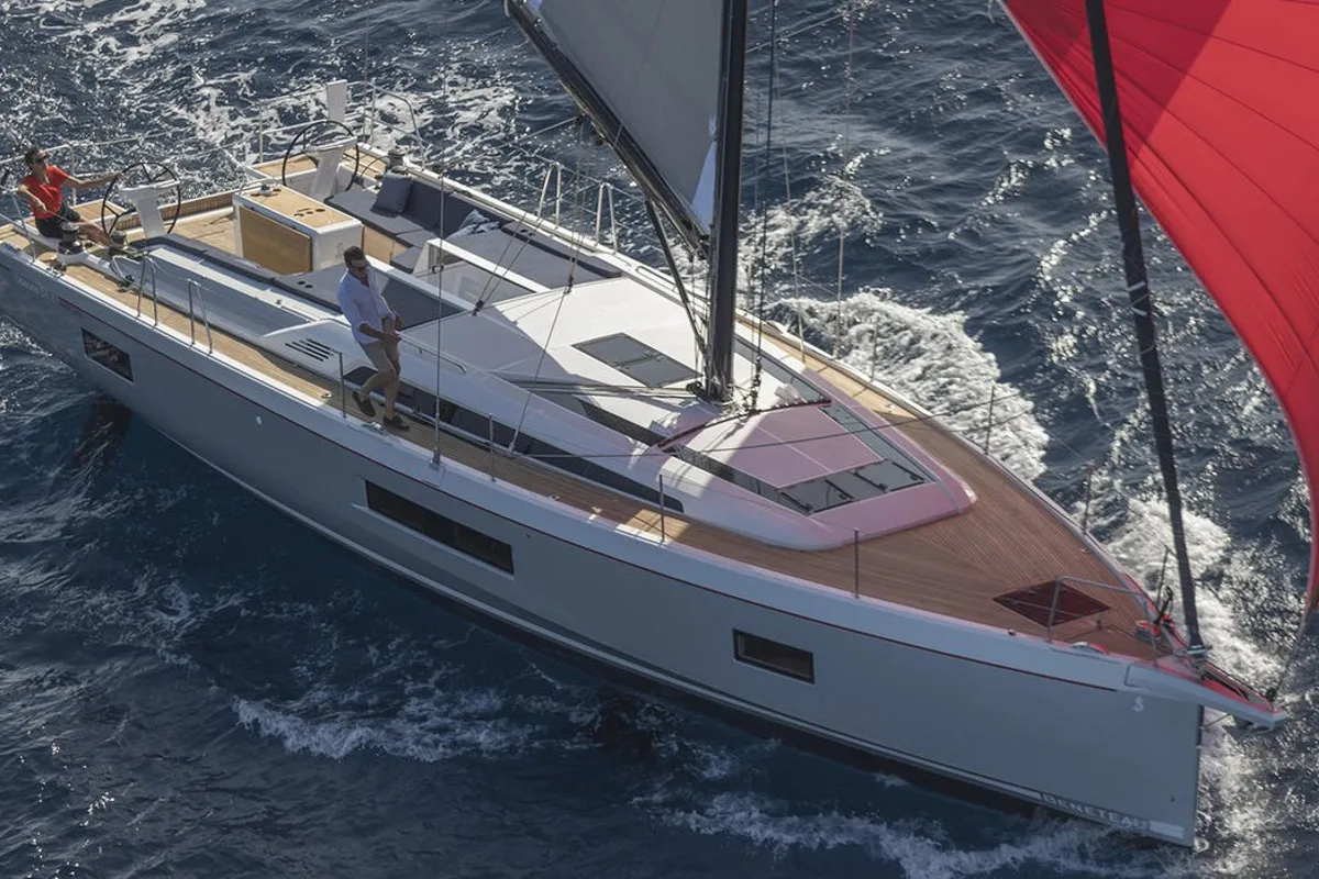 Exterior view of My Way, a Beneteau Oceanis 51.1 sailboat at Athens, Greece