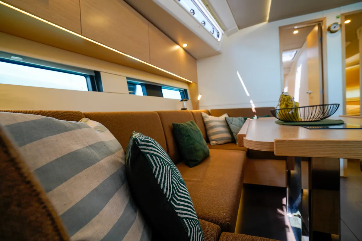 Janina, a Hanse Yachts Hanse 460 sailboat at Seget Donji, Croatia