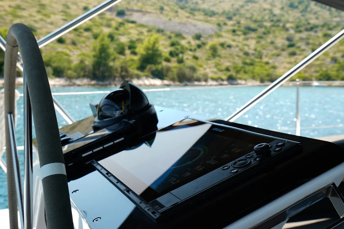 Janina, a Hanse Yachts Hanse 460 sailboat at Seget Donji, Croatia
