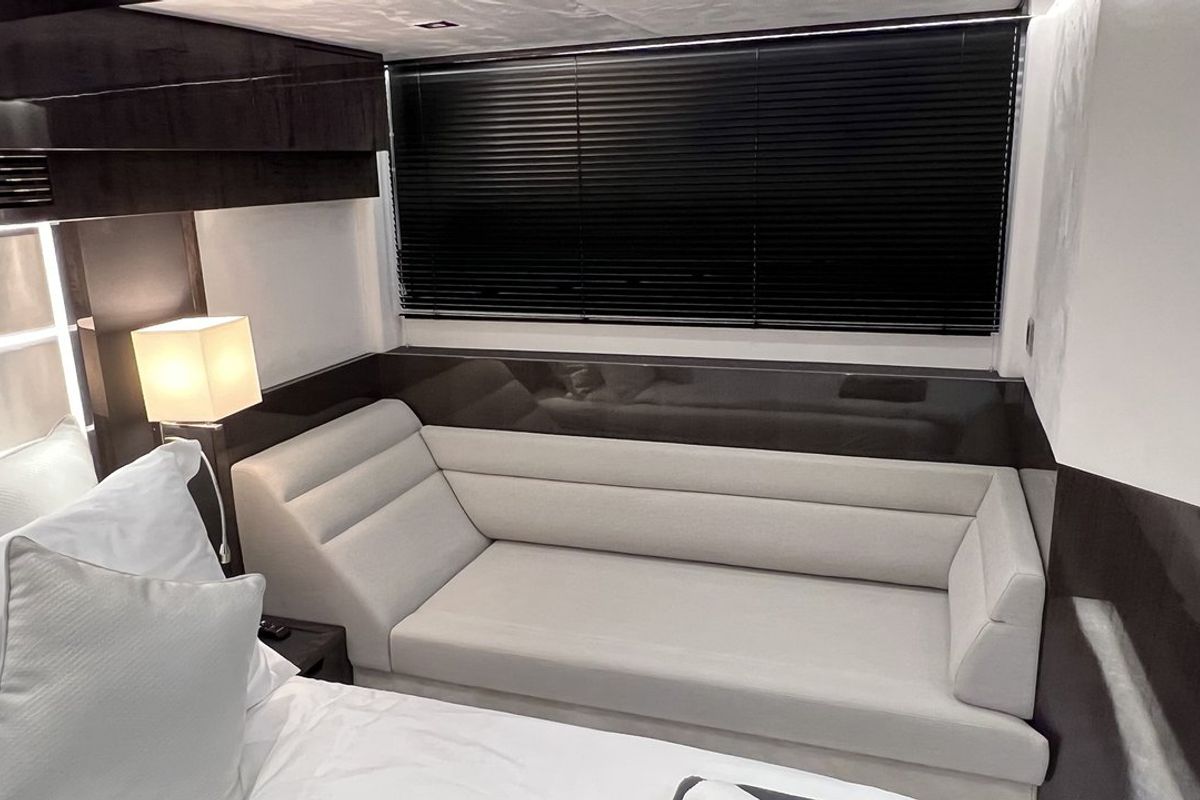 Cabin on Champ Atlantis, a Galeon 500 Fly yacht at Grad Kaštela, Croatia