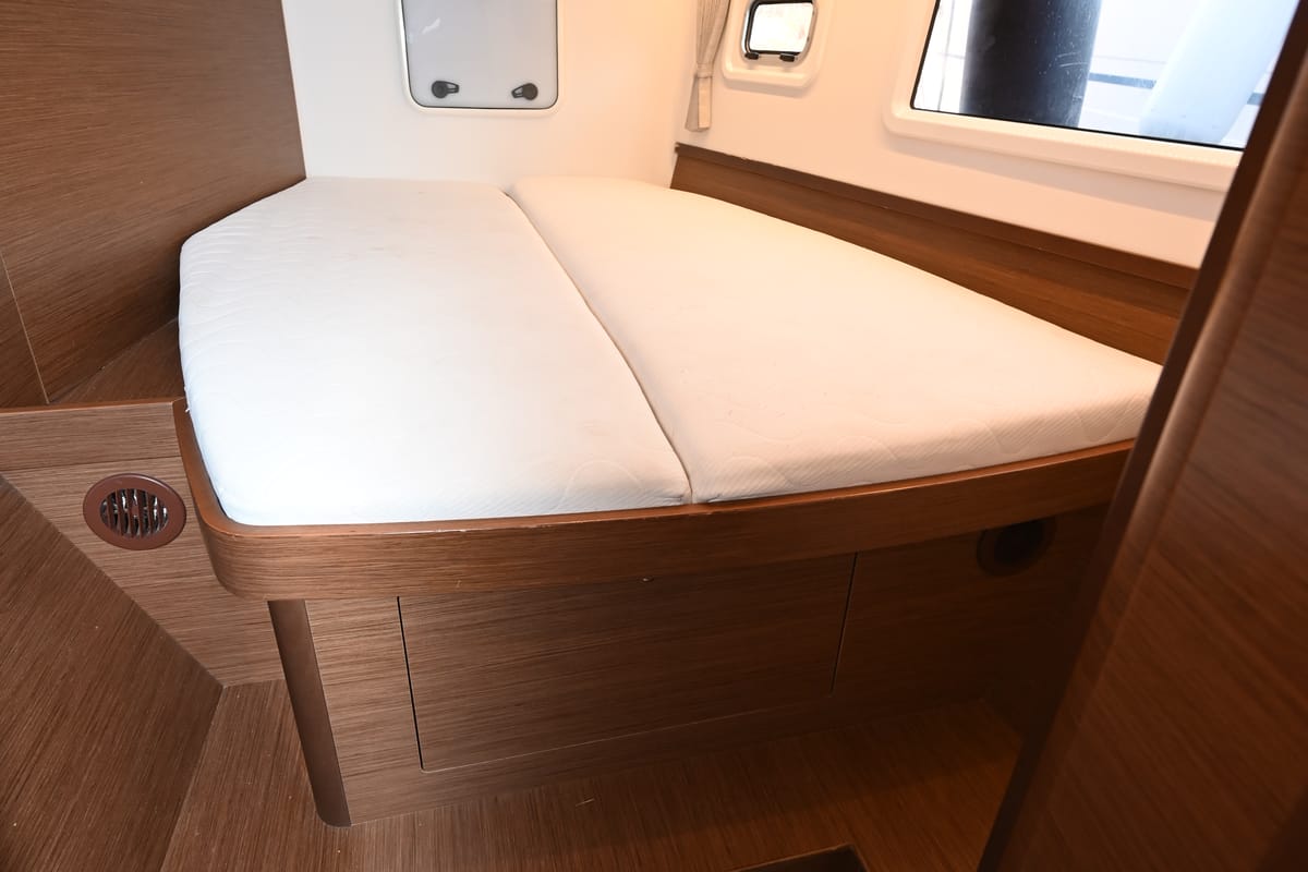 Cabin on Alberta, a Lagoon 42 catamaran at Municipal Unit of Lefkada, Greece