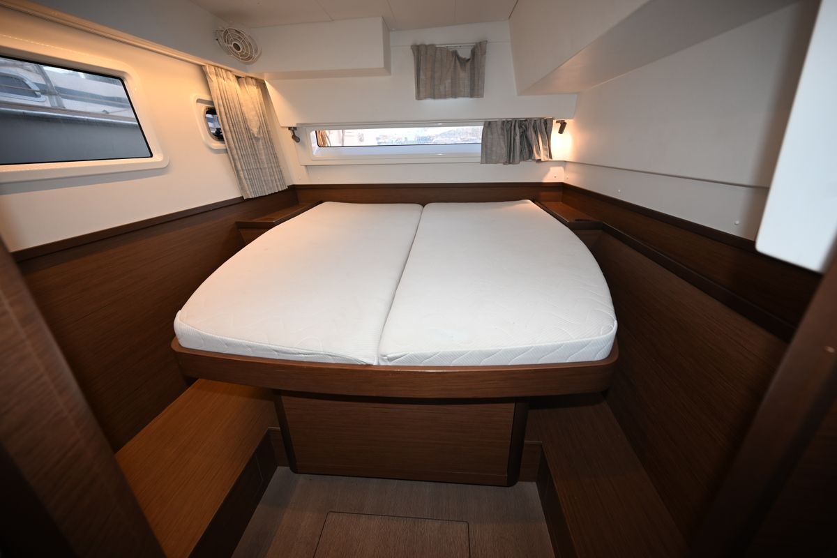 Cabin on Alberta, a Lagoon 42 catamaran at Municipal Unit of Lefkada, Greece