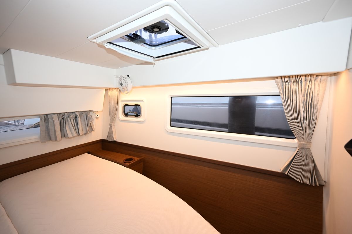 Cabin on Alberta, a Lagoon 42 catamaran at Municipal Unit of Lefkada, Greece