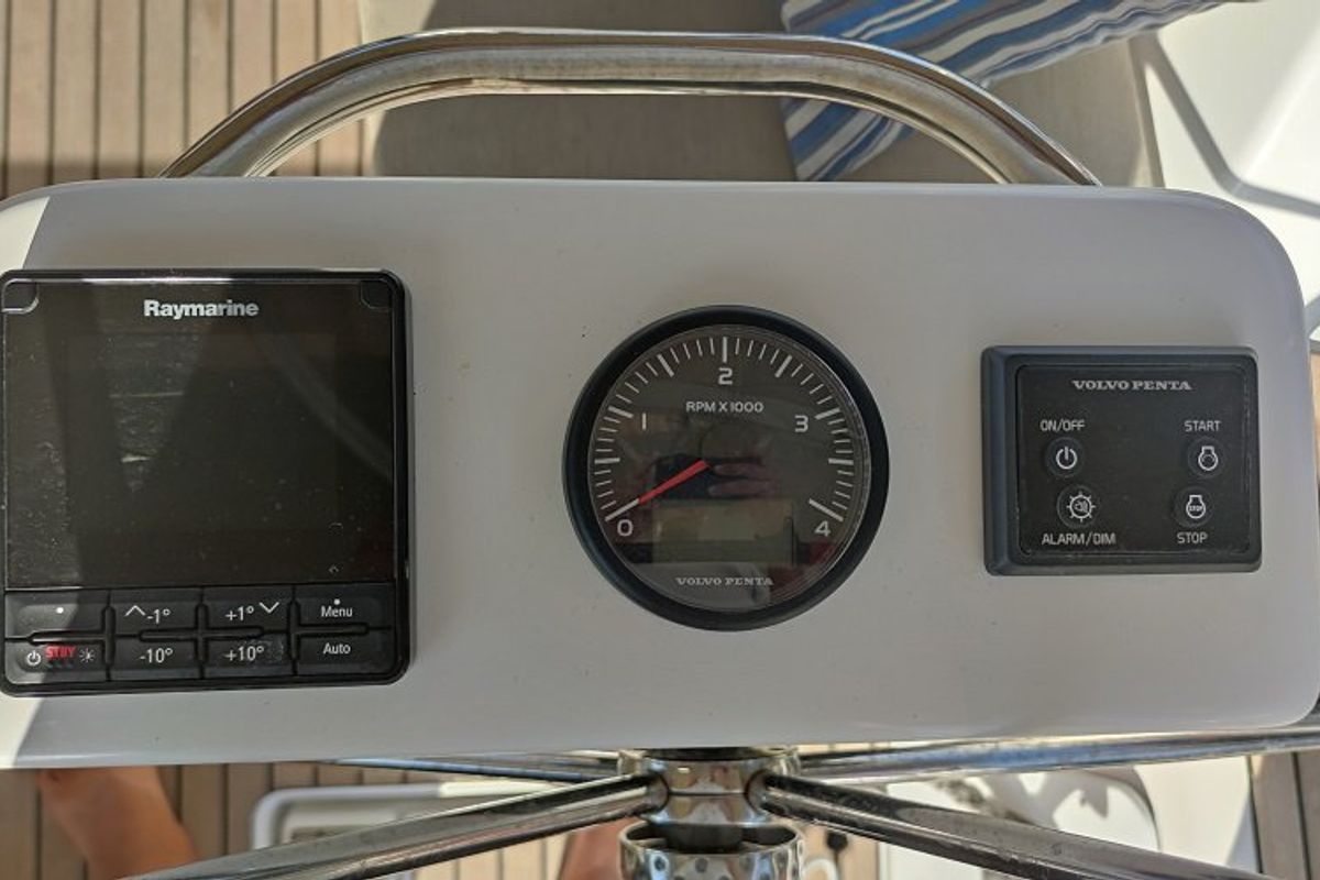 Gracia, a Dufour 360 GL sailboat at Fethiye, Turkey