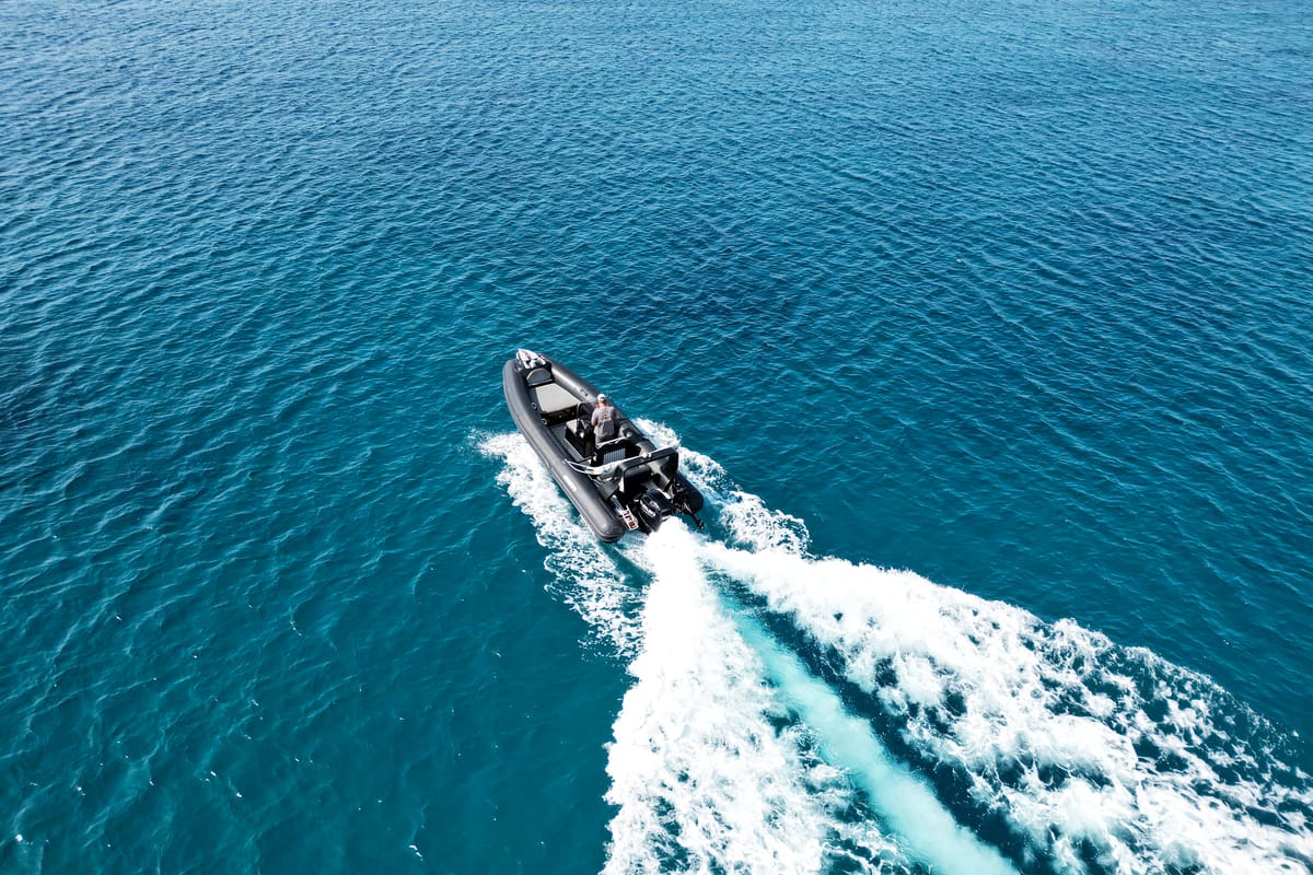 Exterior view of Triton, a Gulet Motorboat motorboat at Alyki, Greece