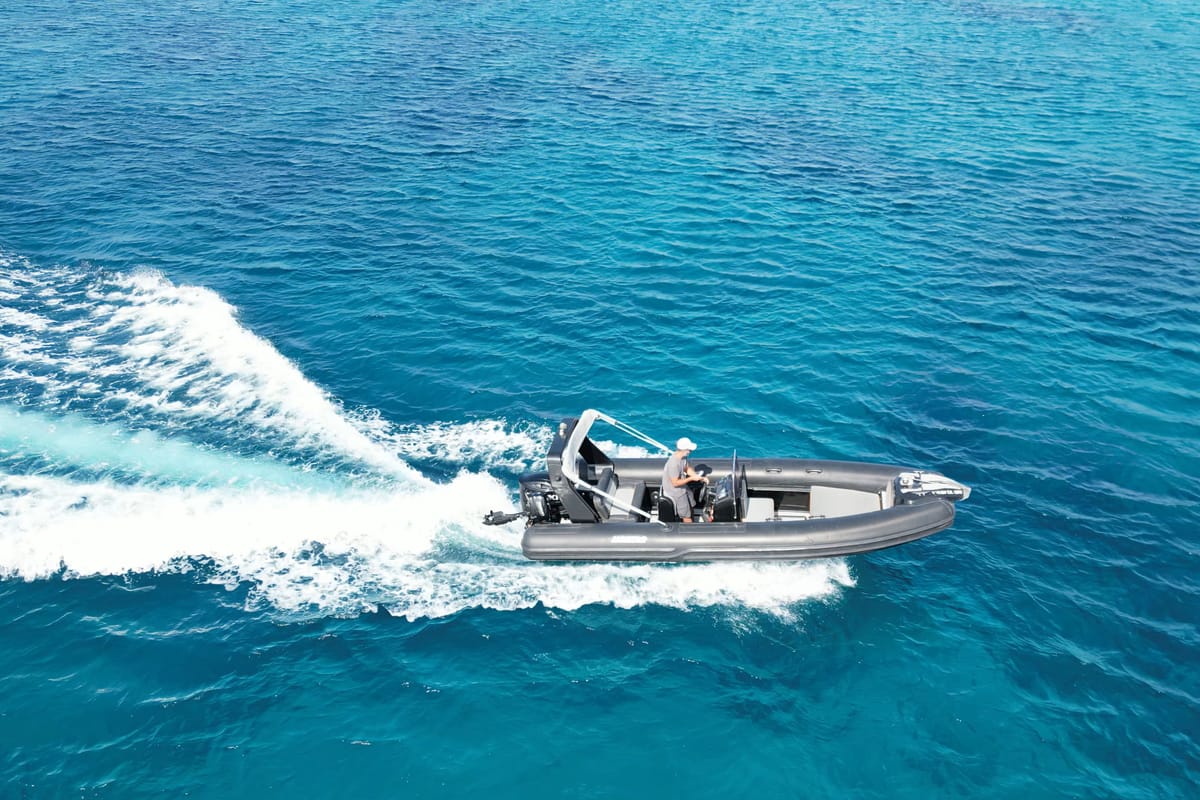Exterior view of Triton, a Gulet Motorboat motorboat at Alyki, Greece