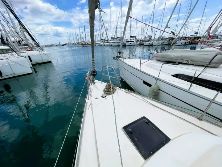 FREEDOM, a Dufour Dufour 410 Grand Large sailboat at Athens, Greece