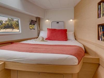 Cabin on No Name: Forward Cabin #1 (Cabin Charter 2 pax) FULLY CREWED, ALL EXPENSES, a Lagoon 42 catamaran at Municipal Unit…