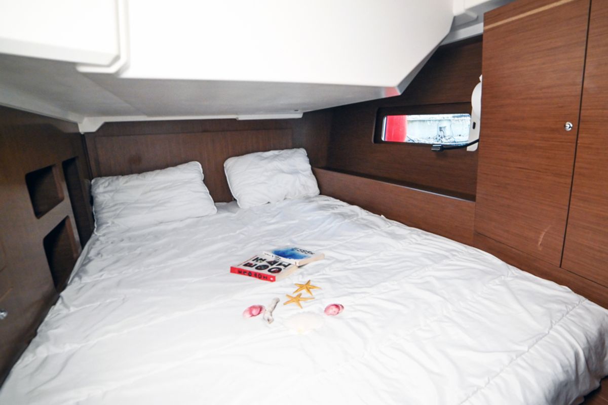 Cabin on Andiamo, a Beneteau Oceanis 46.1 sailboat at Sami Municipal Unit, Greece