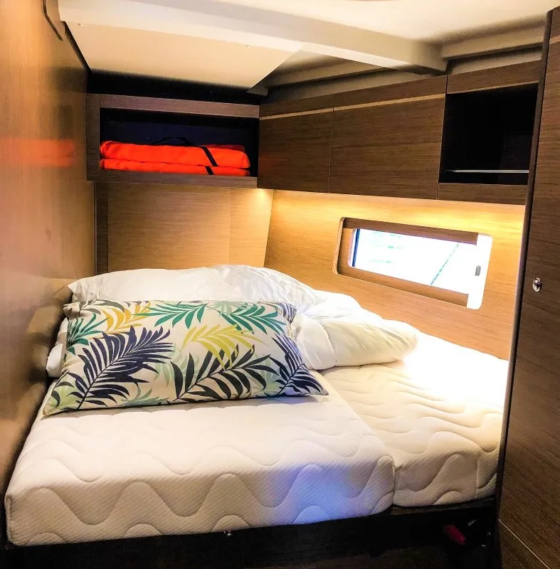 Cabin on Andiamo, a Beneteau Oceanis 46.1 sailboat at Sami Municipal Unit, Greece