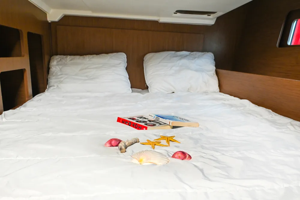 Cabin on Andiamo, a Beneteau Oceanis 46.1 sailboat at Sami Municipal Unit, Greece