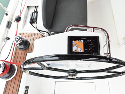 Cockpit of Andiamo, a Beneteau Oceanis 46.1 sailboat at Sami Municipal Unit, Greece