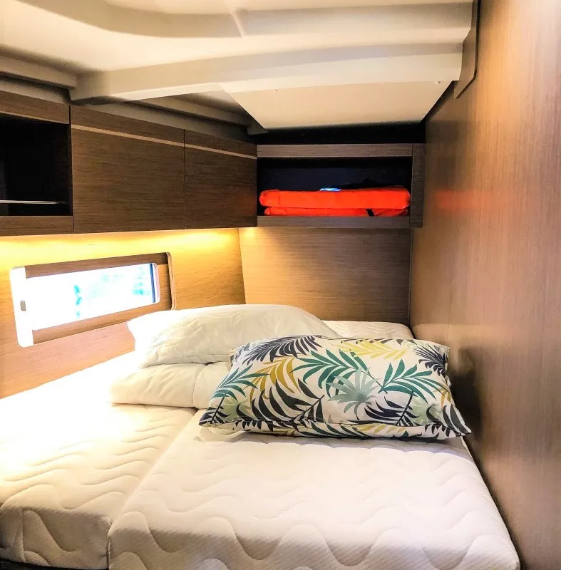 Cabin on Andiamo, a Beneteau Oceanis 46.1 sailboat at Sami Municipal Unit, Greece