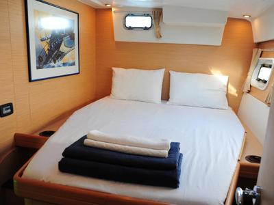 Cabin on Amelia, a Lagoon 420 catamaran at Volos Municipality, Greece