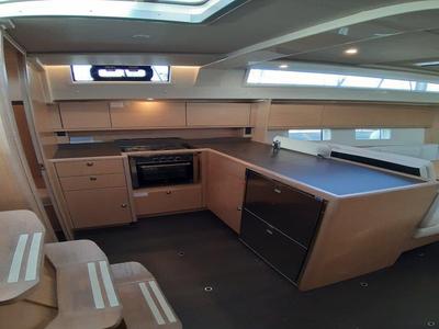 Galley of Southern Star, a Bavaria C45 sailboat at Mai Khao, Thailand