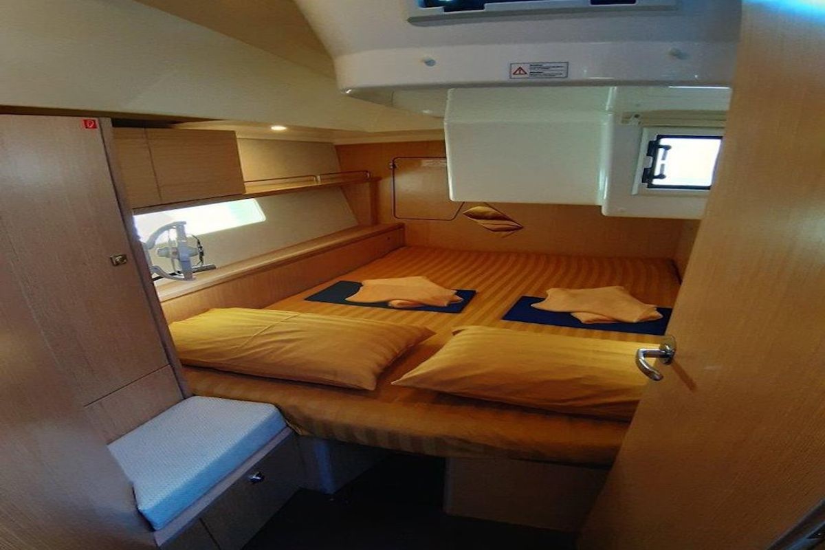 Cabin on Southern Star, a Bavaria C45 sailboat at Mai Khao, Thailand