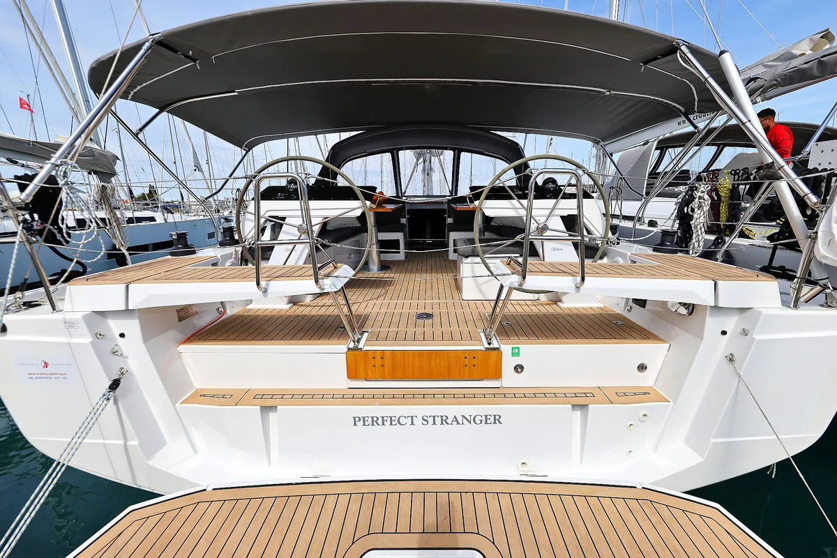 Perfect Stranger, a Hanse Yachts Hanse 460 sailboat at Općina Sukošan, Croatia