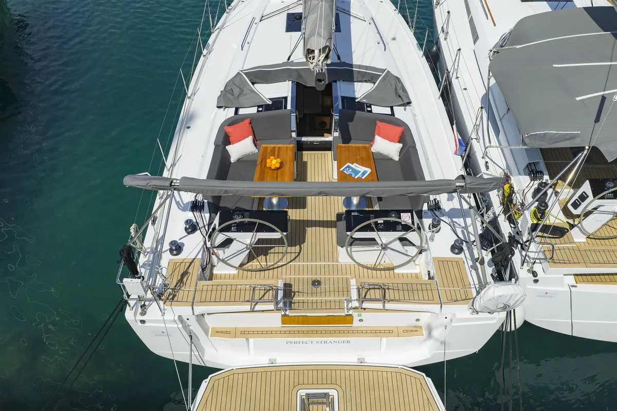 Perfect Stranger, a Hanse Yachts Hanse 460 sailboat at Općina Sukošan, Croatia