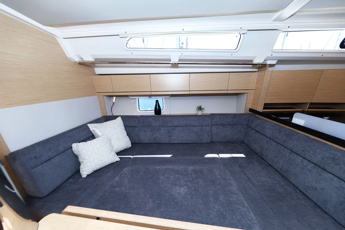 Salon of Quintessence, a Hanse Yachts Hanse 418 sailboat at Općina Sukošan, Croatia