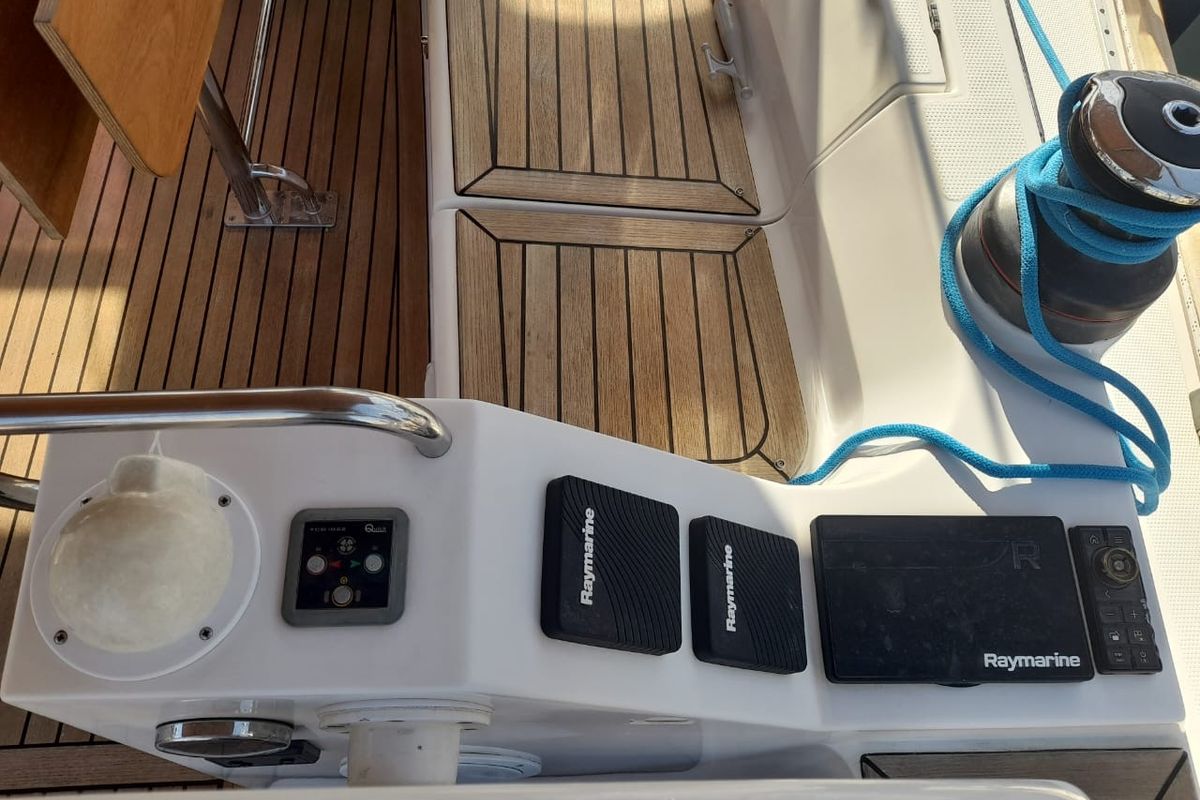 Thetis, a Elan Impression 45.1 sailboat at Municipal Unit of Palairos, Greece