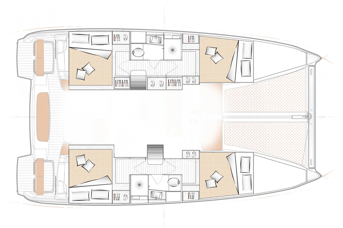 ART, a Excess Excess 11 catamaran at Municipal Unit of Lefkada, Greece