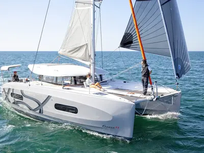 ART, a Excess Excess 11 catamaran at Municipal Unit of Lefkada, Greece