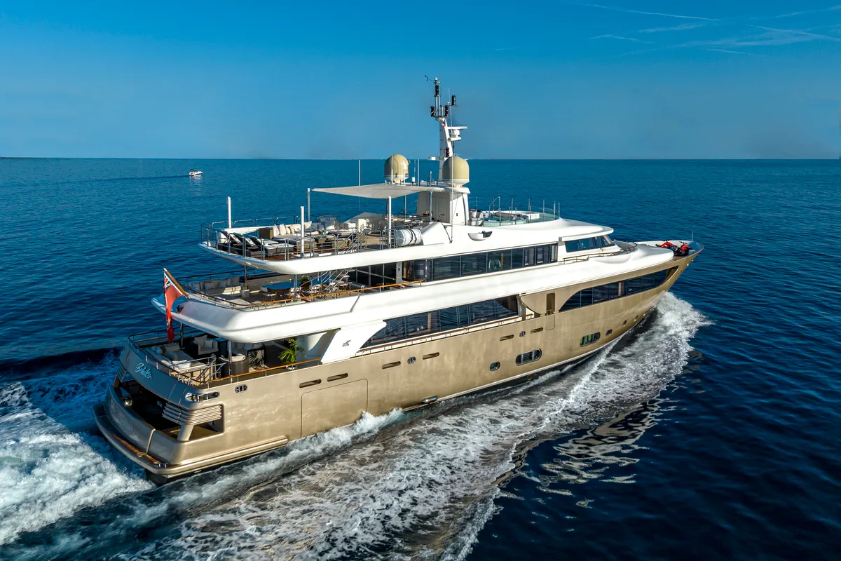 Behike, a Luxury Luxury Motor Yacht yacht at Dubai Harbour, United Arab Emirates