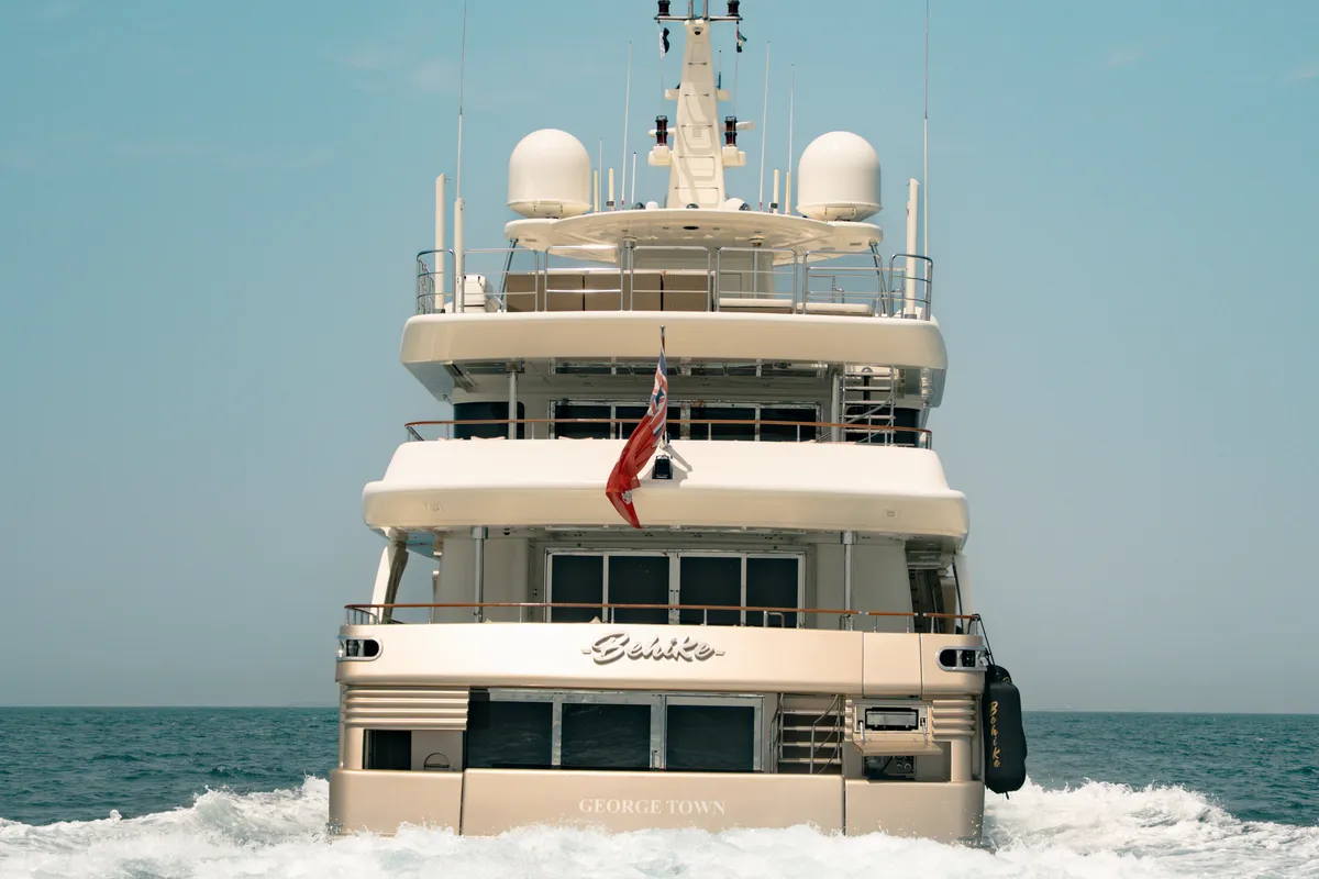 Behike, a Luxury Luxury Motor Yacht yacht at Dubai Harbour, United Arab Emirates