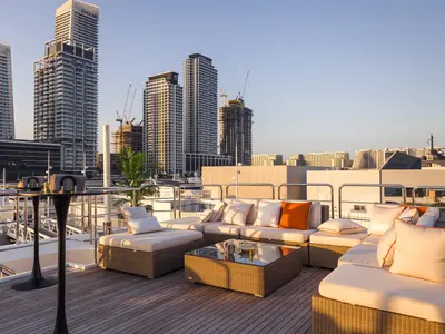 Behike, a Luxury Luxury Motor Yacht yacht at Dubai Harbour, United Arab Emirates