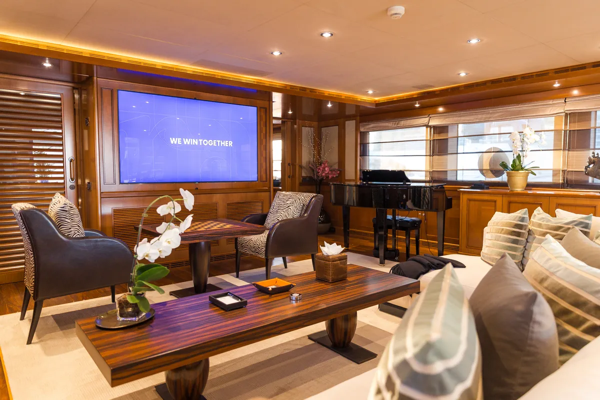 Behike, a Luxury Luxury Motor Yacht yacht at Dubai Harbour, United Arab Emirates