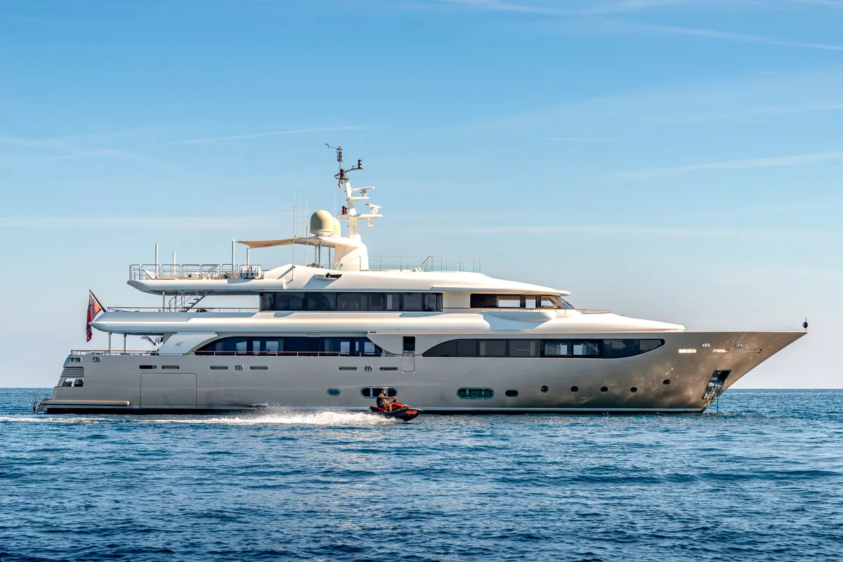 Behike, a Luxury Luxury Motor Yacht yacht at Dubai Harbour, United Arab Emirates