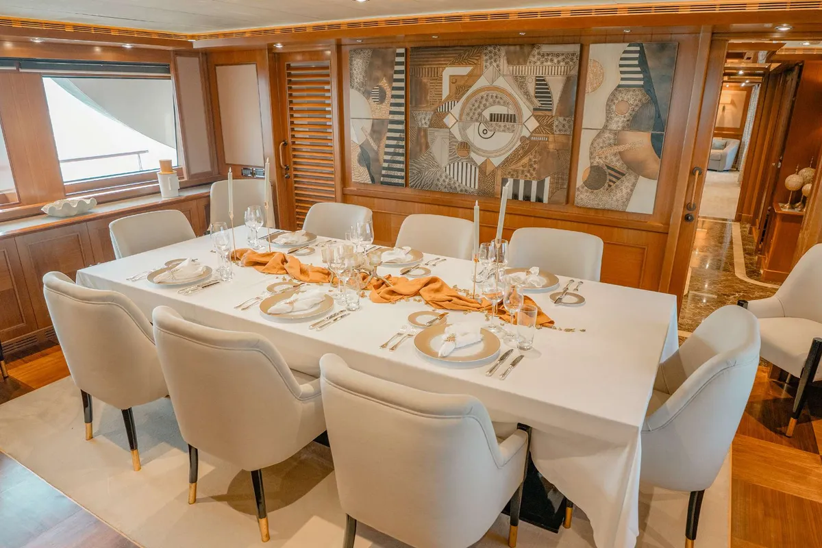 Behike, a Luxury Luxury Motor Yacht yacht at Dubai Harbour, United Arab Emirates