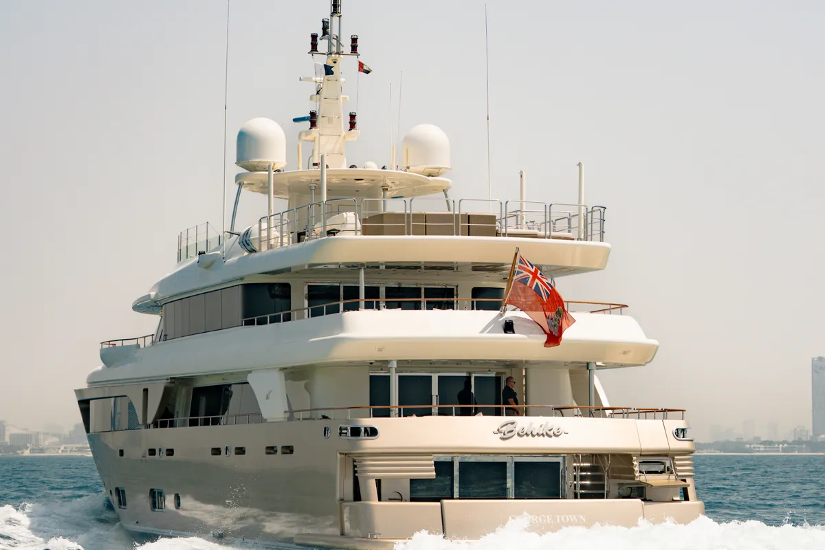 Behike, a Luxury Luxury Motor Yacht yacht at Dubai Harbour, United Arab Emirates