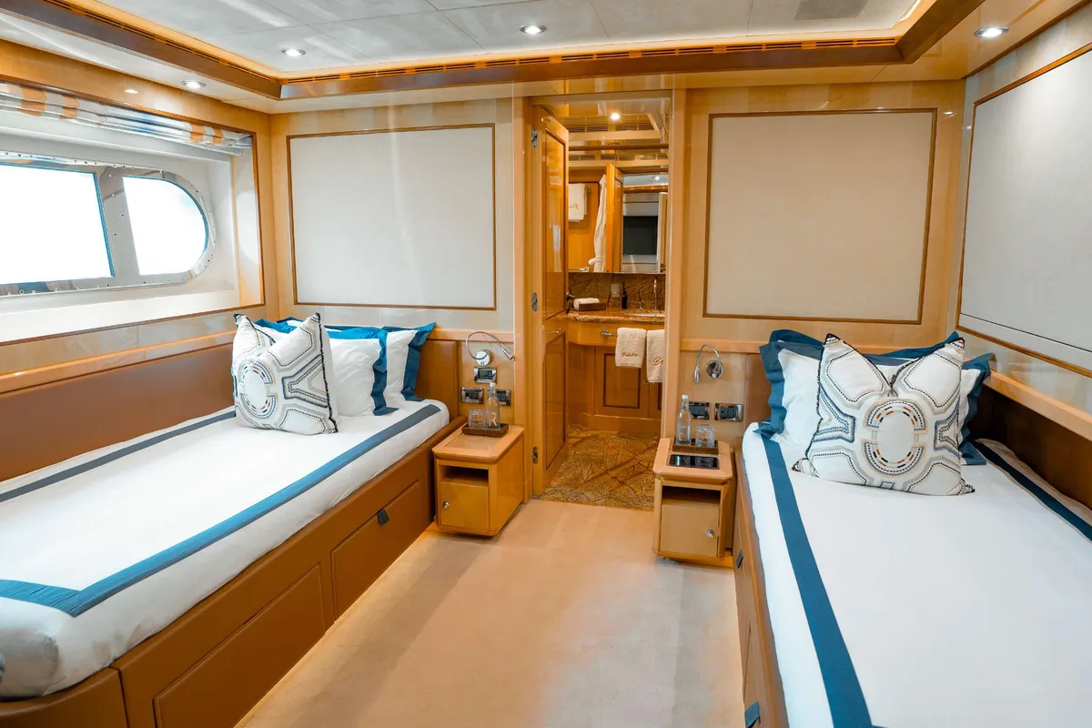 Behike, a Luxury Luxury Motor Yacht yacht at Dubai Harbour, United Arab Emirates