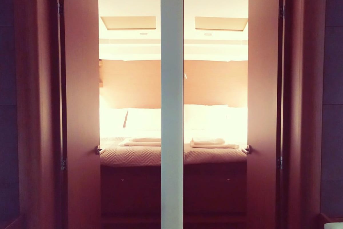 Cabin on Infinity, a Beneteau Oceanis 51.1 sailboat at Municipal Unit of Lefkada, Greece
