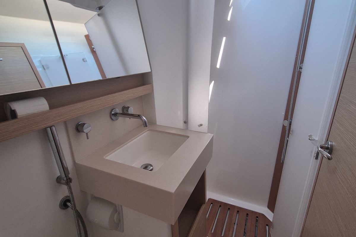 Head on Premium +, a Dufour 530 sailboat at Rosignano Solvay, Italy