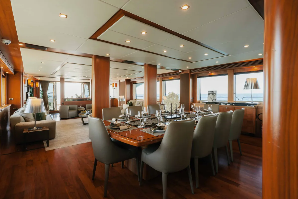 Encore, a Luxury Luxury Motor Yacht yacht at Dubai Harbour, United Arab Emirates