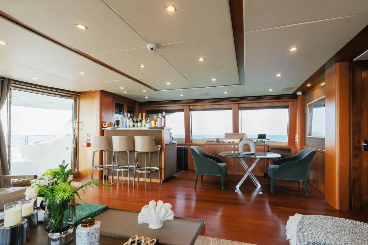 Encore, a Luxury Luxury Motor Yacht yacht at Dubai Harbour, United Arab Emirates