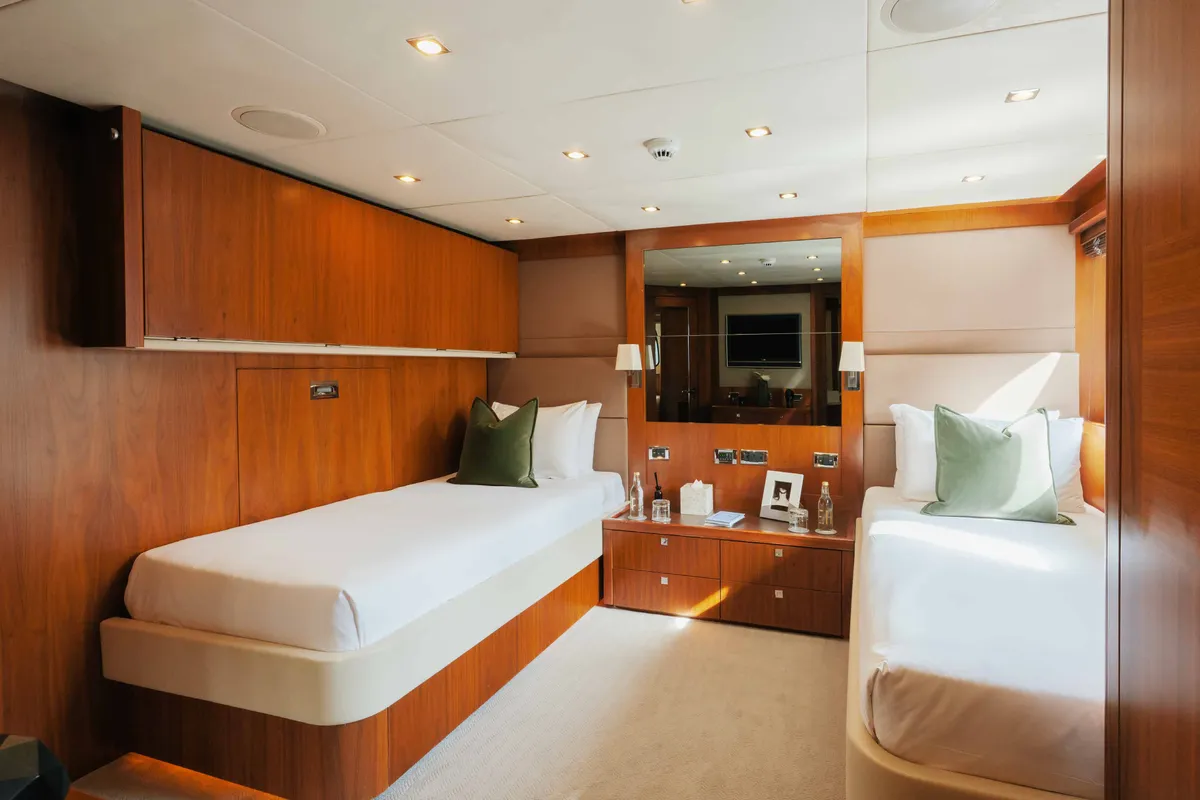 Encore, a Luxury Luxury Motor Yacht yacht at Dubai Harbour, United Arab Emirates