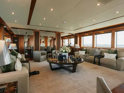 Encore, a Luxury Luxury Motor Yacht yacht at Dubai Harbour, United Arab Emirates