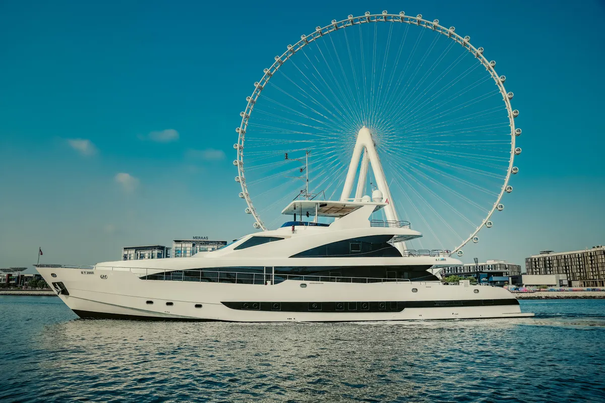 Stardom, a Luxury Luxury Motor Yacht yacht at Dubai Harbour, United Arab Emirates