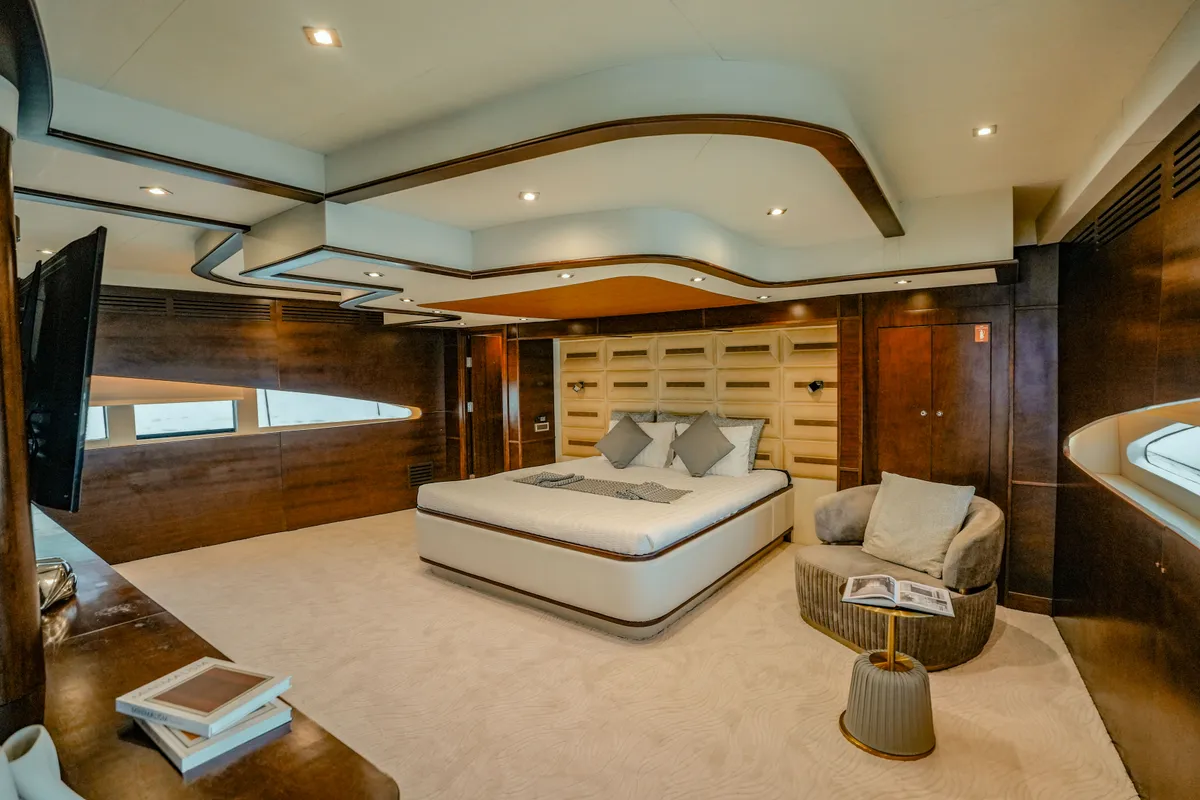 Stardom, a Luxury Luxury Motor Yacht yacht at Dubai Harbour, United Arab Emirates