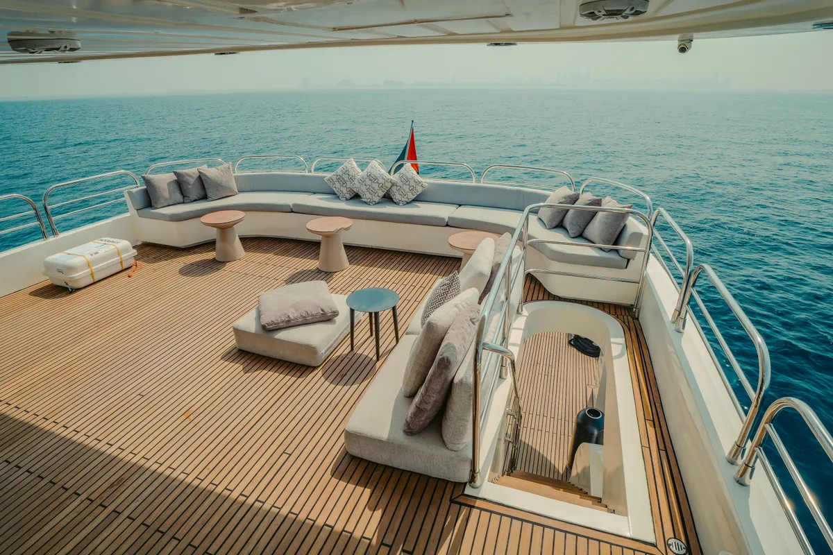 Stardom, a Luxury Luxury Motor Yacht yacht at Dubai Harbour, United Arab Emirates